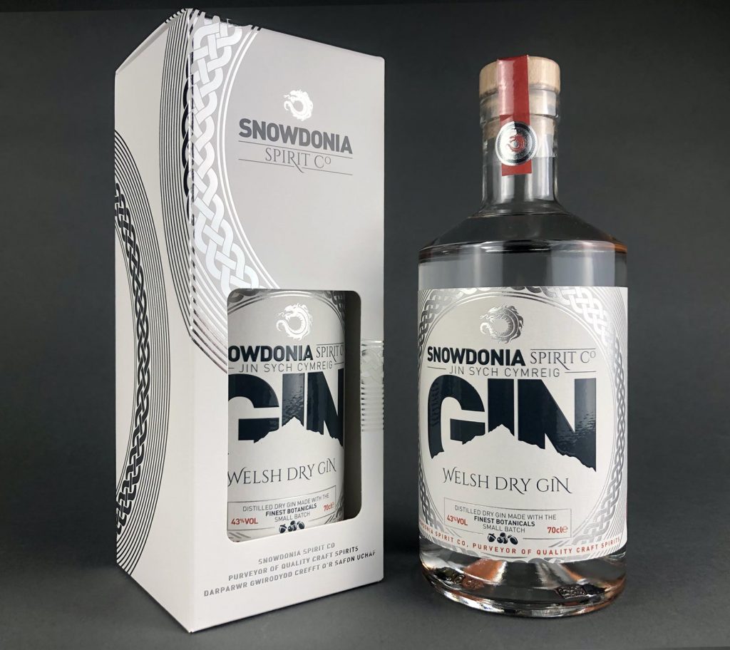 Snowdonia Spirit Co, Welsh Dry Gin 70cl 43 VOL Snowdonia Spirit Co